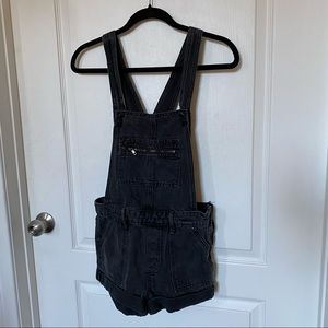 pull & bear denim overalls